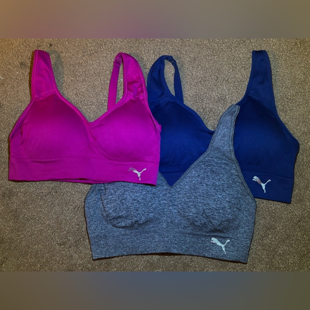 PUMA Performance Women's Seamless Sports Bra 2 Pack Convertible